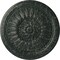 Ekena Millwork Temple Ceiling Medallion (Fits Canopies up to 9 1/4"), 24"OD x 1 5/8"P, Painted Turtle Crackle CM24TEPTC - alternate 1